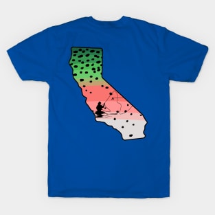 Rainbow Trout Fly Fish California Fly Fishing Fisherman Gifts T-Shirt